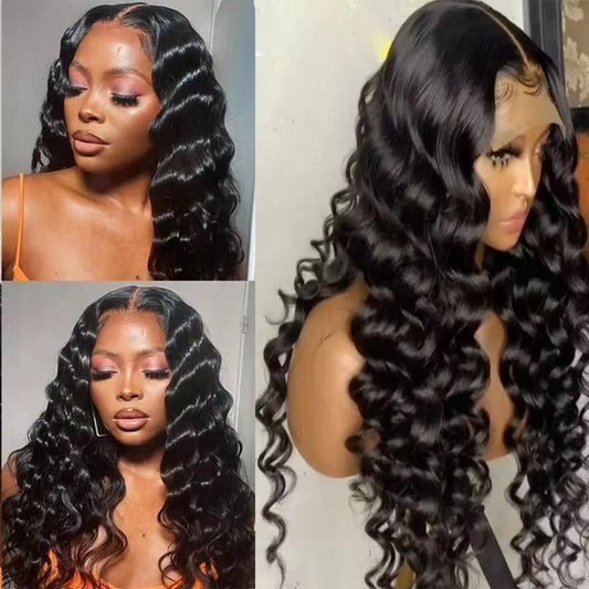 13x4 Lace Wave Wigs Synthetic